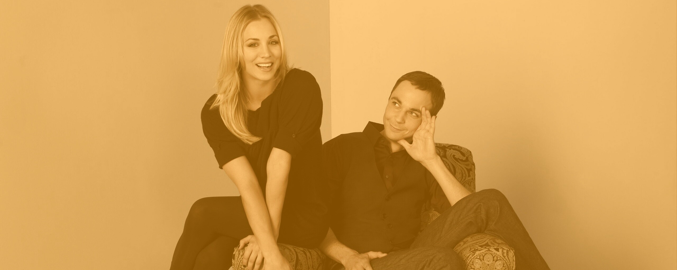 Пенни и Шелдон обои