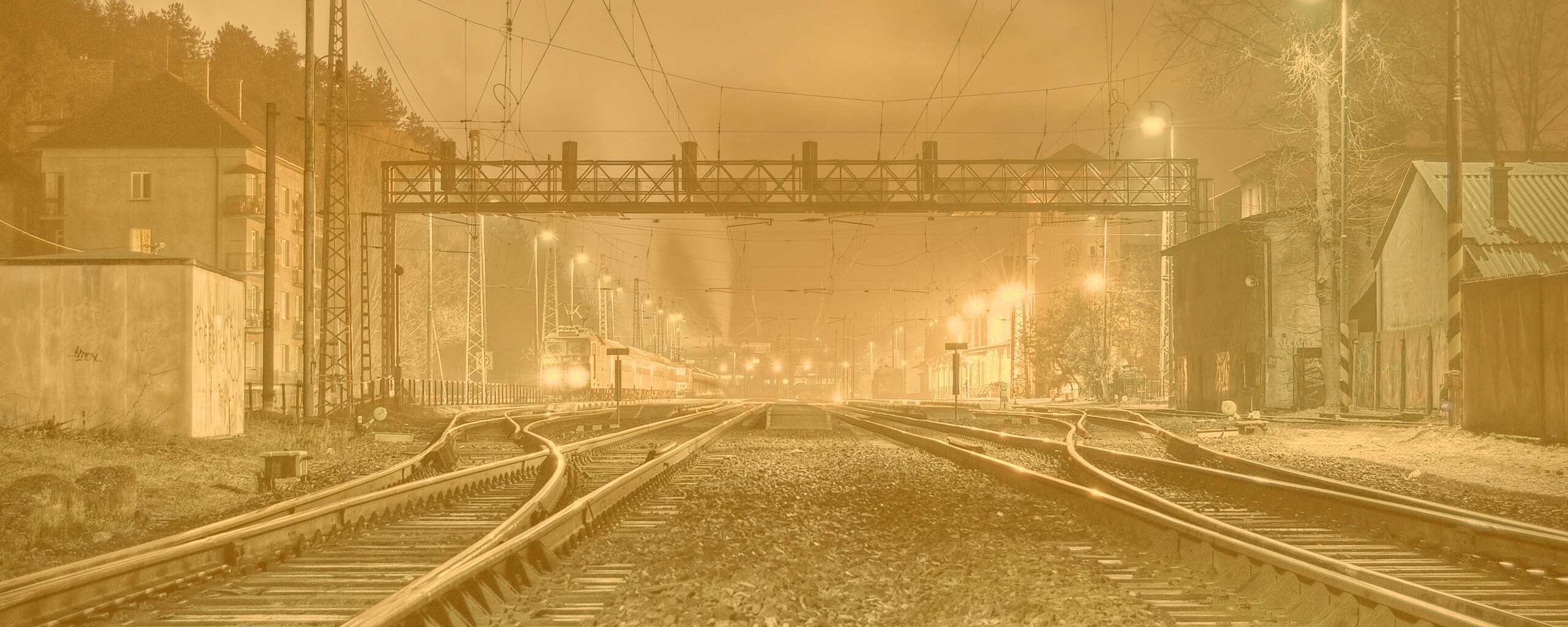 Железнодорожная станция обои