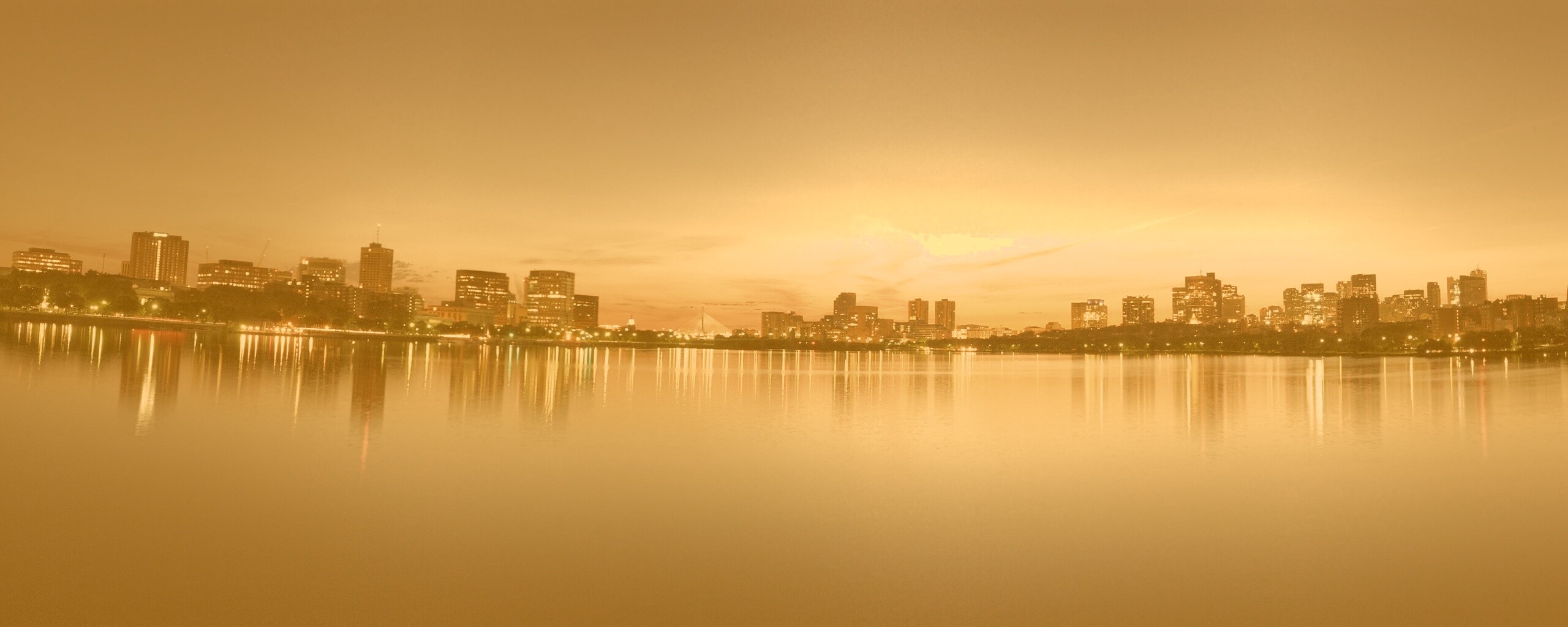 Панорама Бостона обои