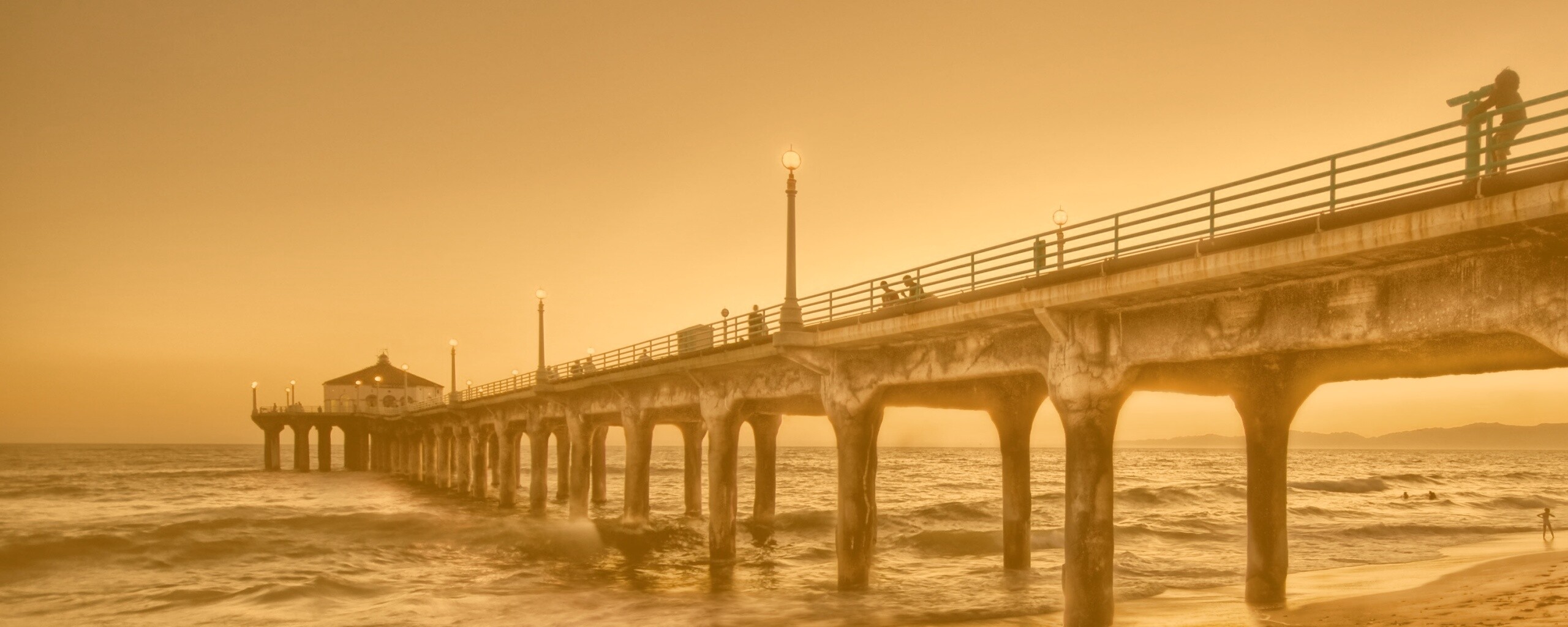 Пирс в Калифорнии обои