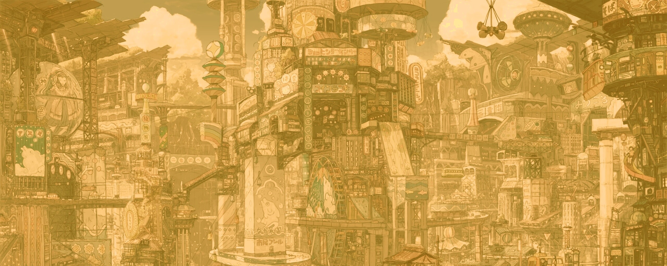 Город будущего обои