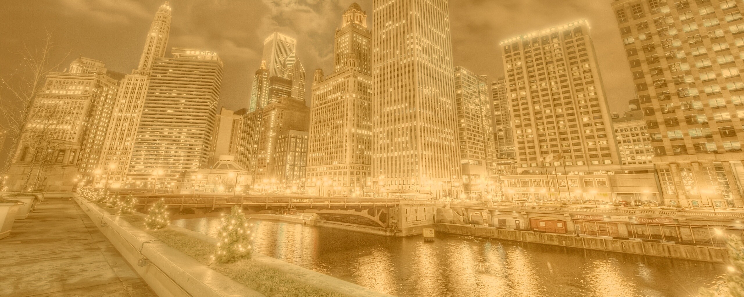 Потрясающий городской вид обои