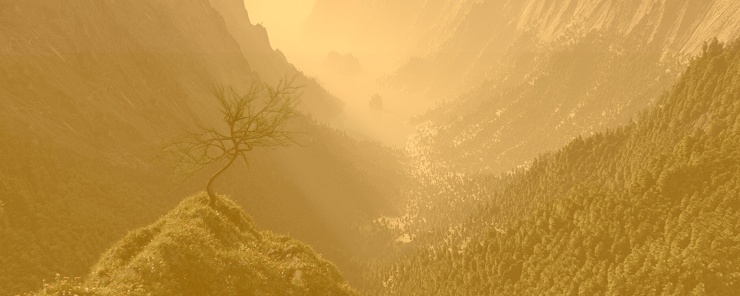 Озеро на перевале обои