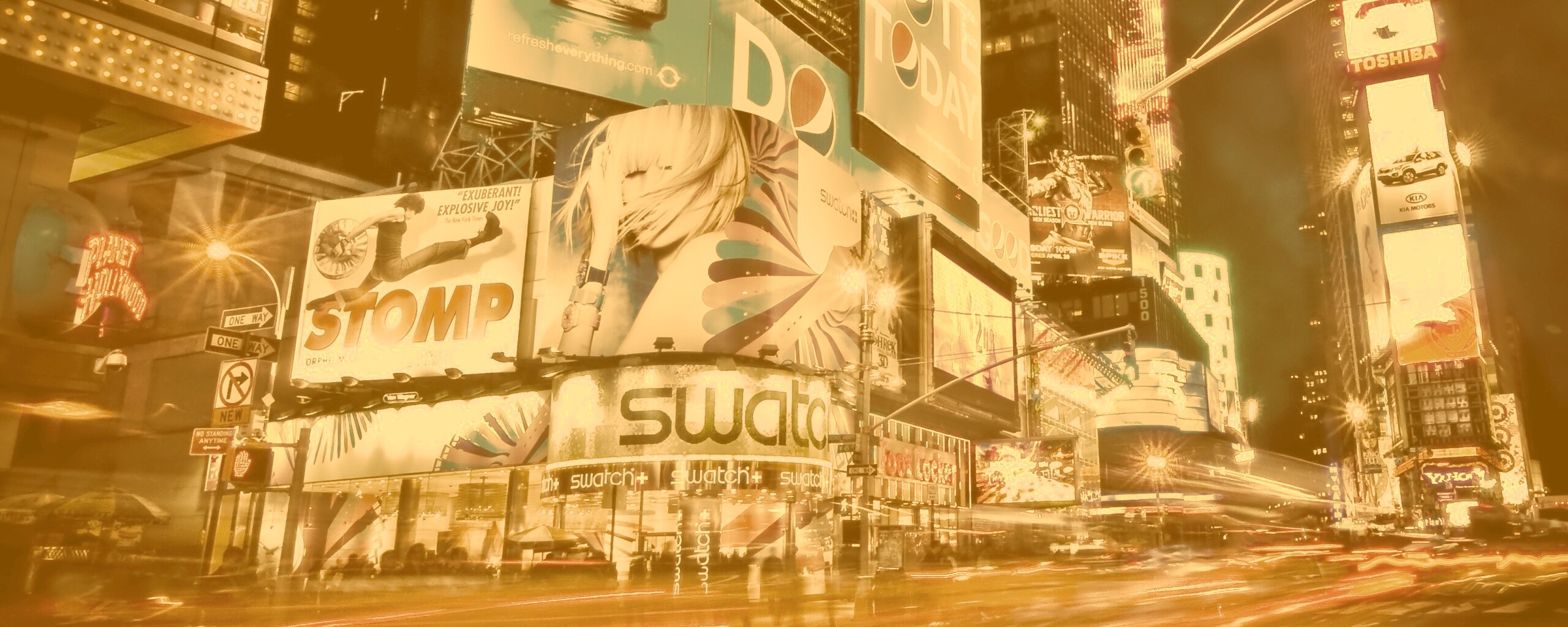 Огни мегаполиса обои