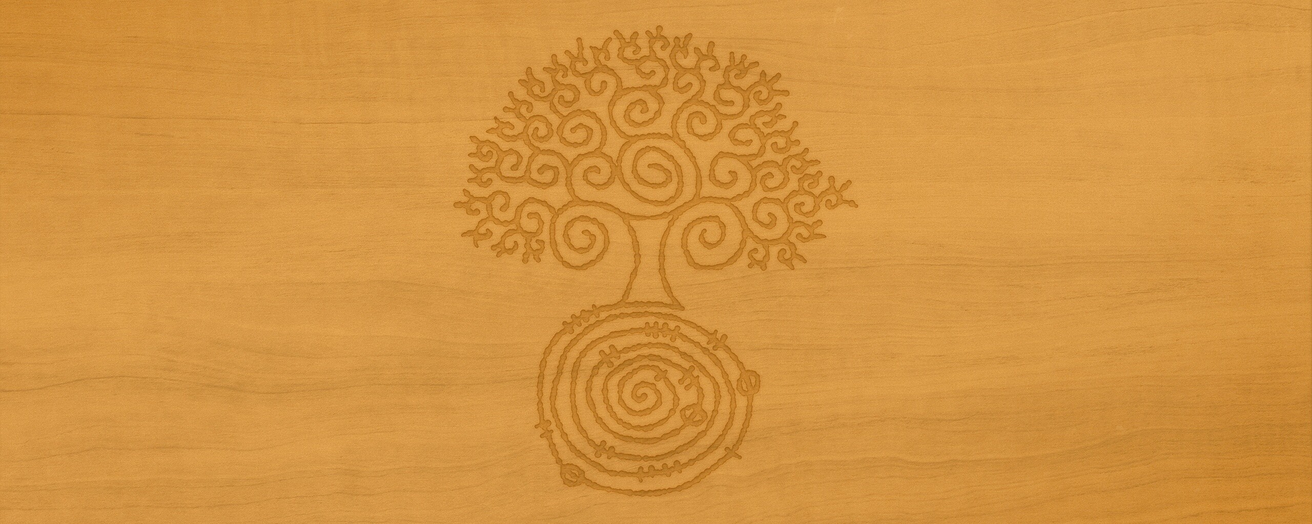 Выжженный рисунок дерева обои