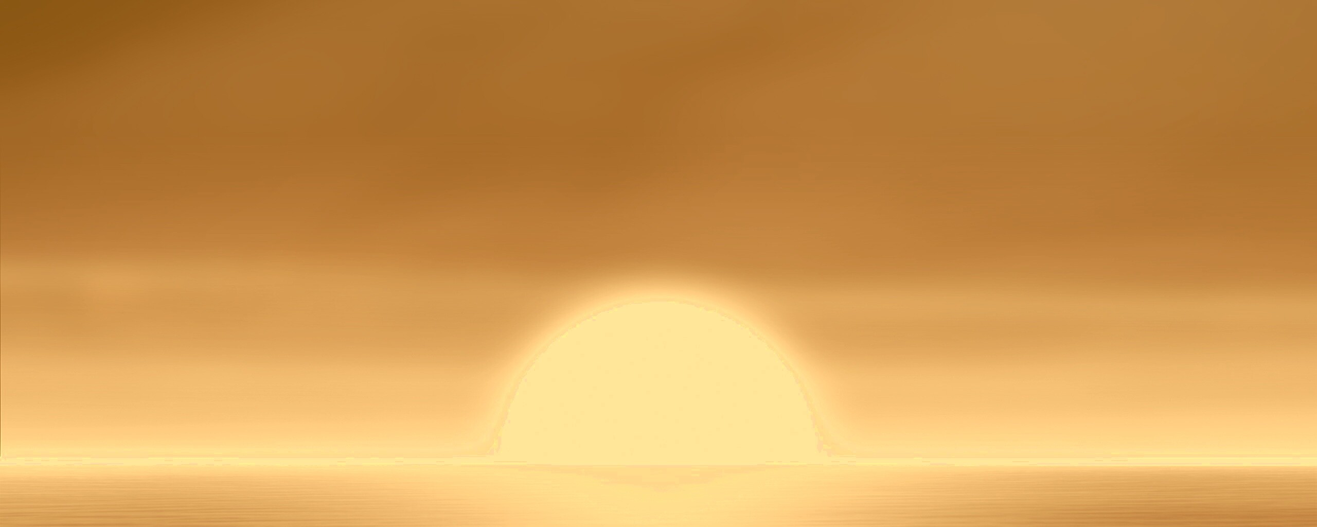 Нереальный закат обои