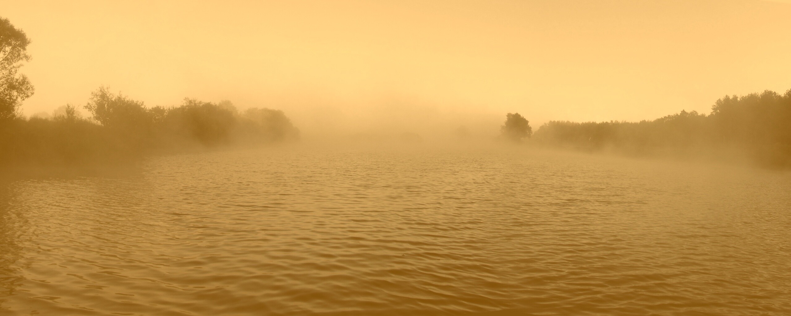 Речной туман обои