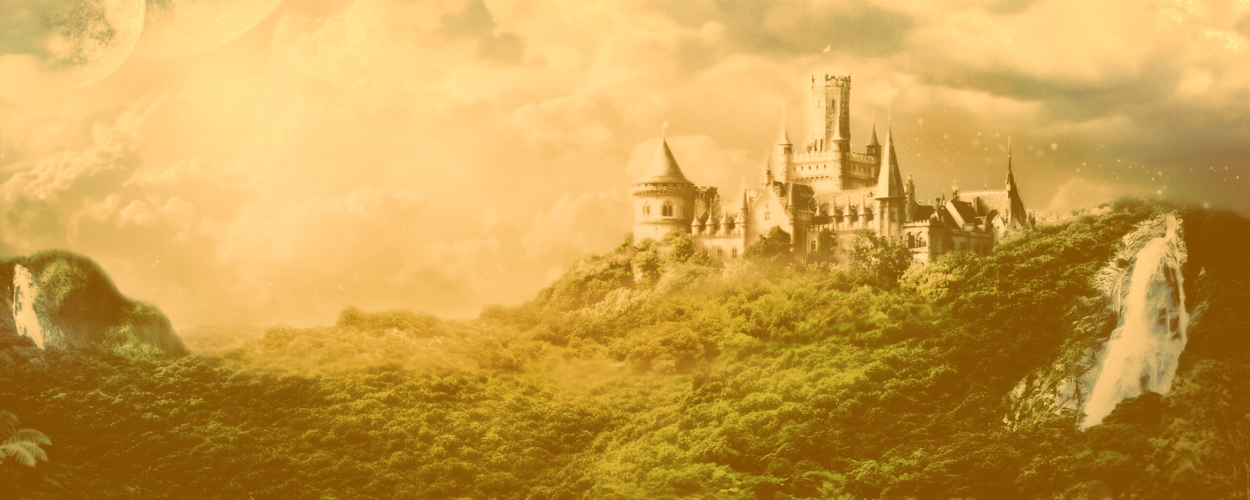 Волшебный замок обои