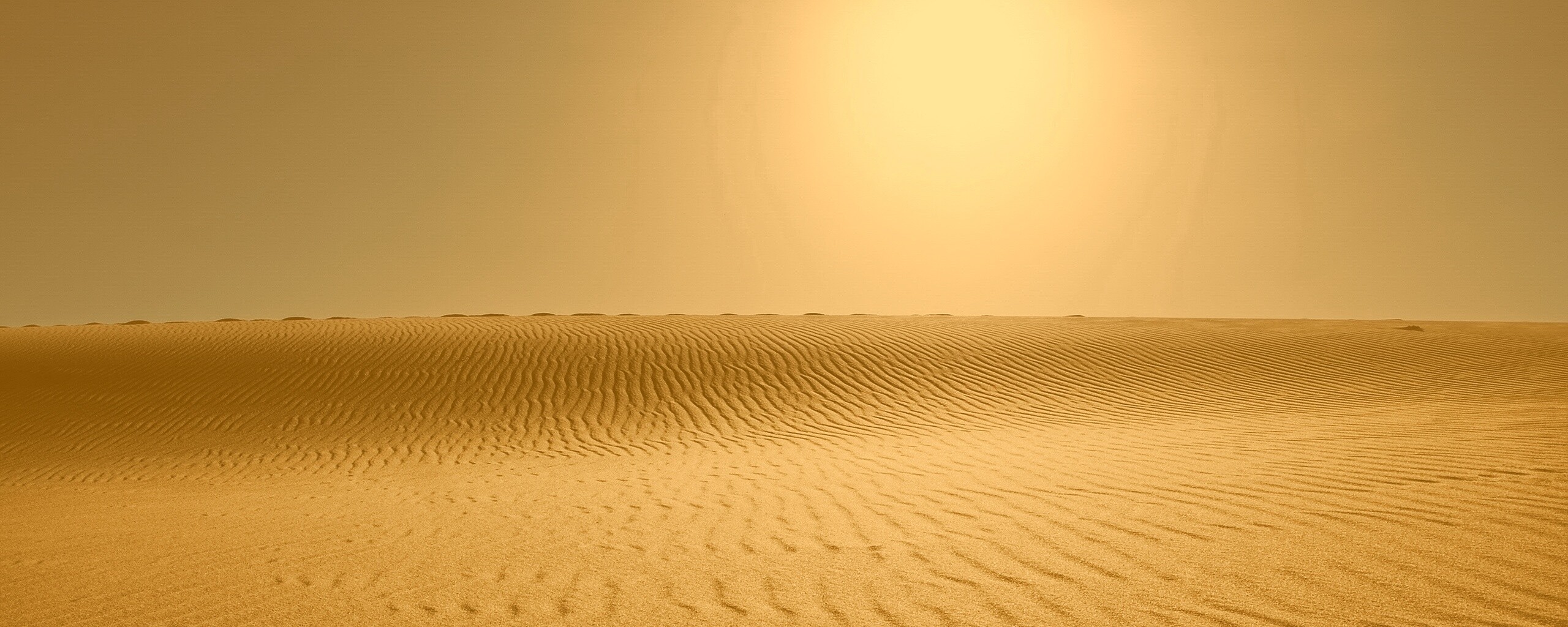 Пустыня до горизонта обои