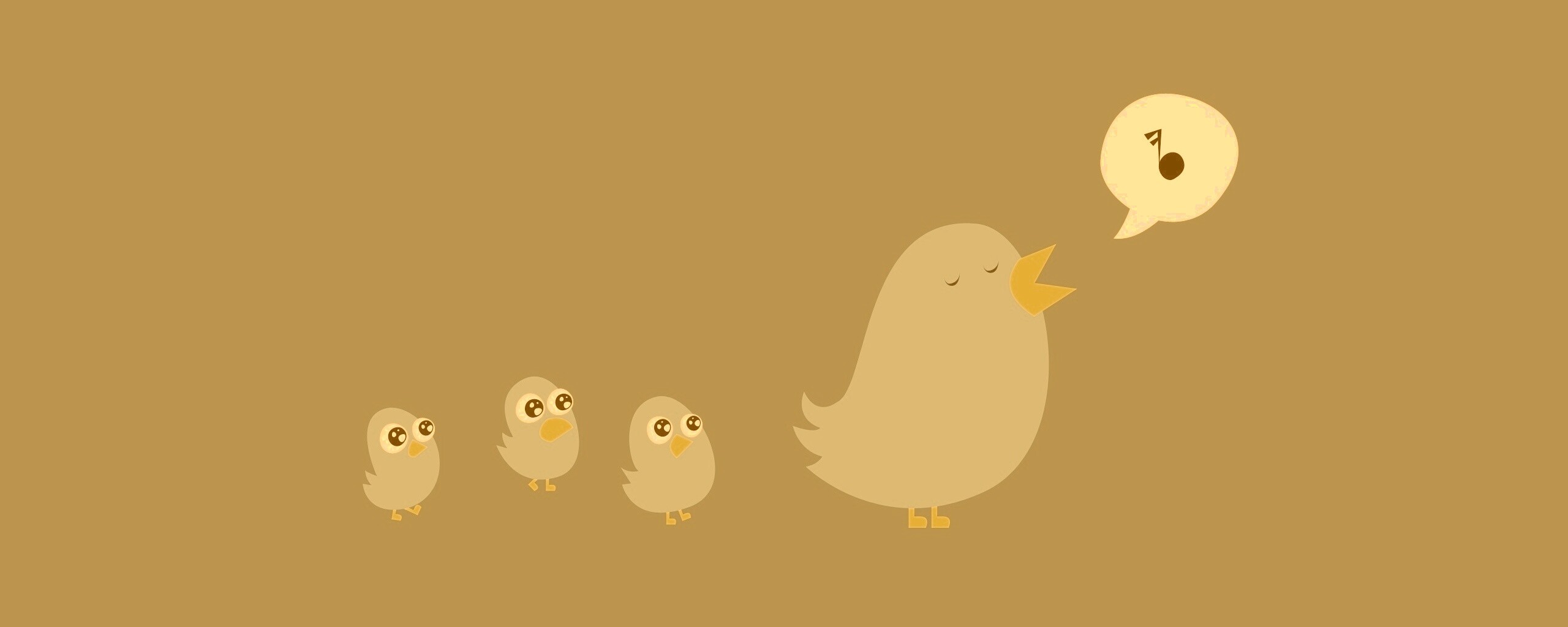 Поющая птица обои