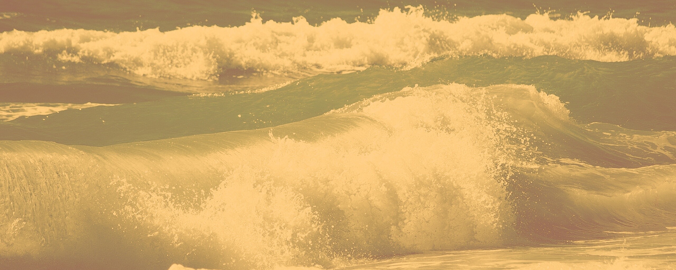 Голубые волны обои