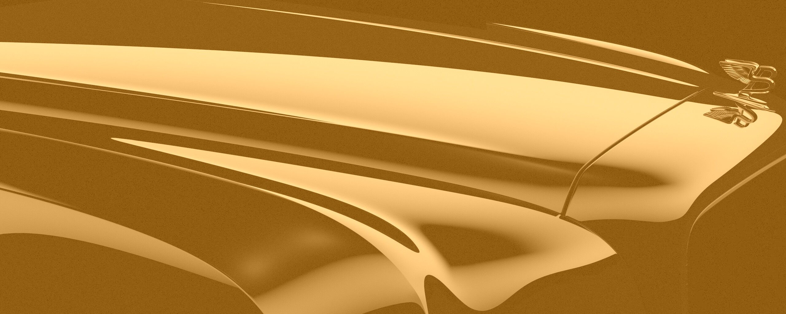 Капот чёрного авто обои