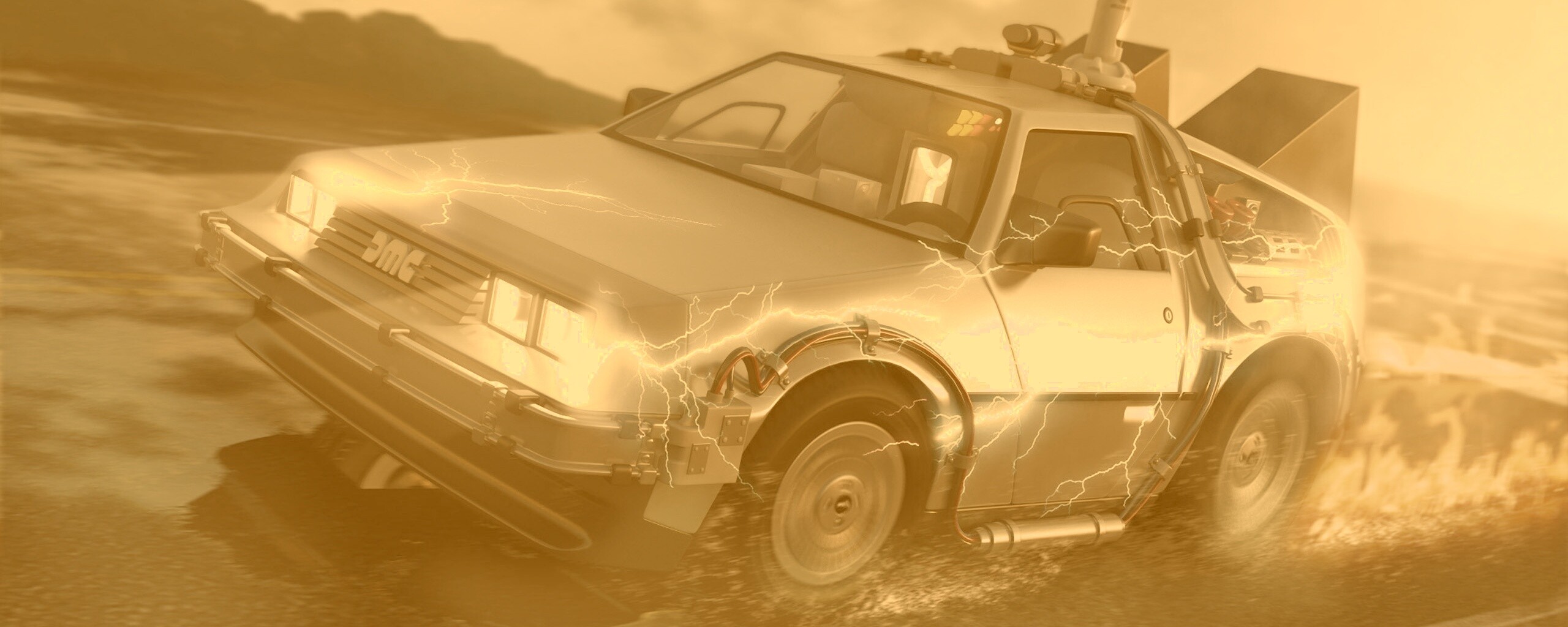 Машина времени обои