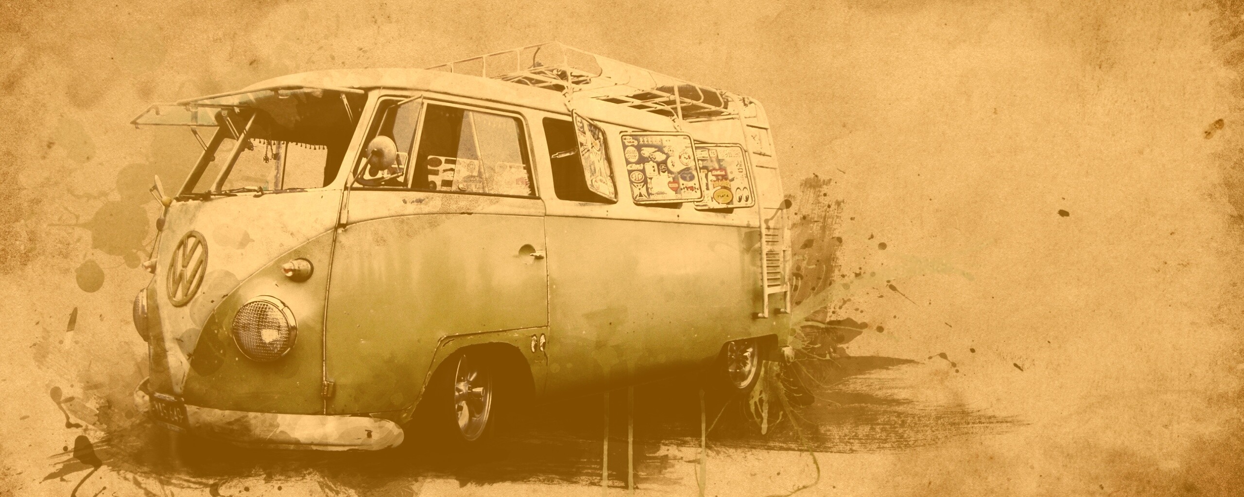 Фольксваген 56 года - лучший фургон для путешествий обои