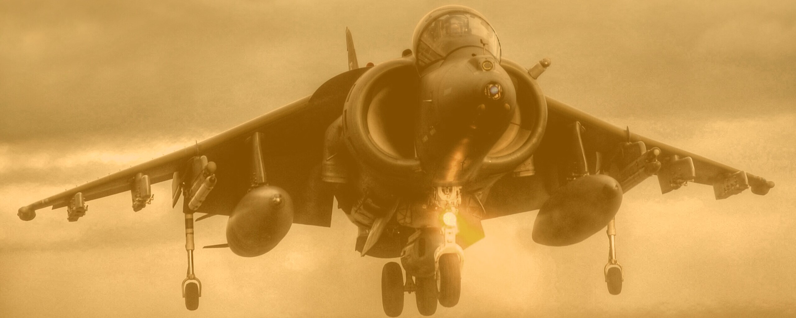 Истребитель на взлете обои