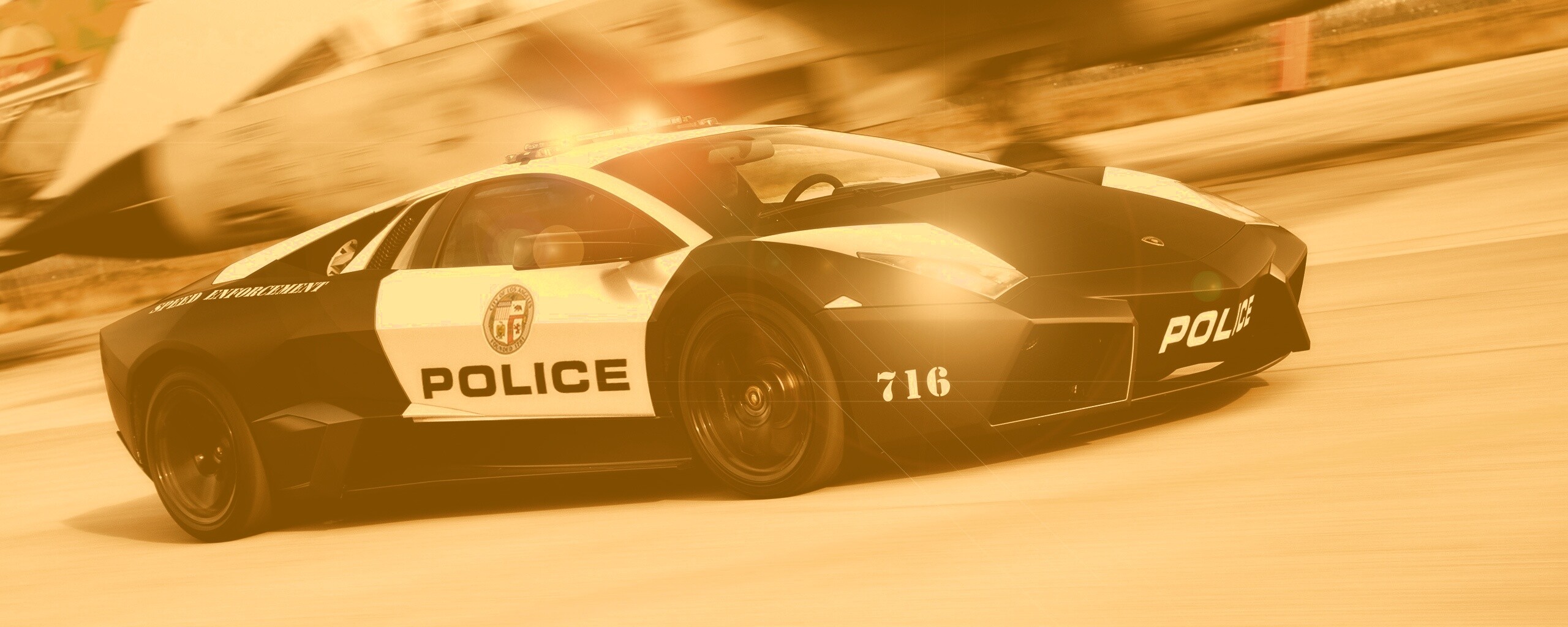 Полицейска Lamborghini из NFS обои