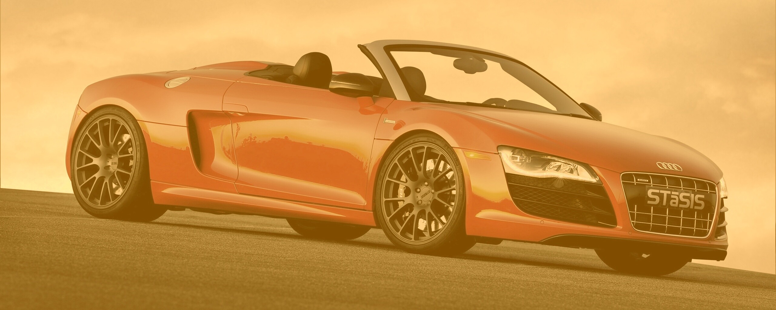 Красная Audi обои