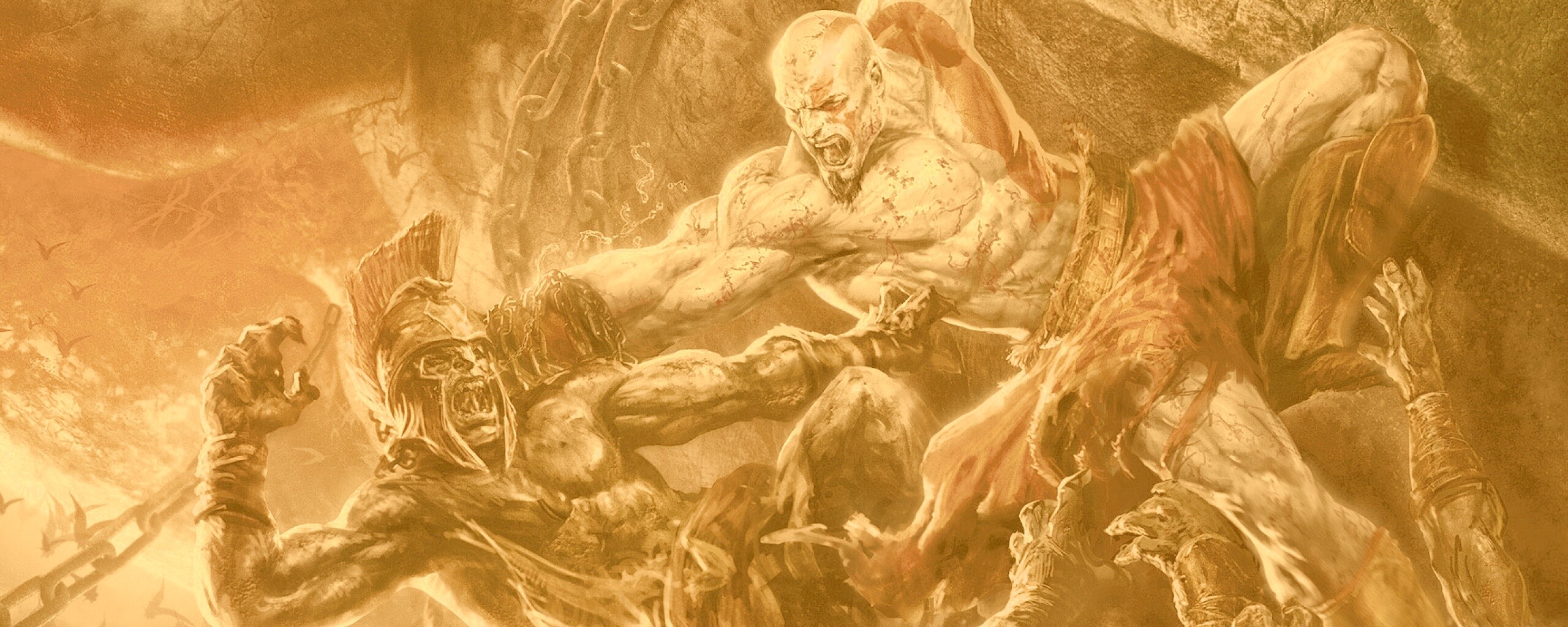 Бог войны обои