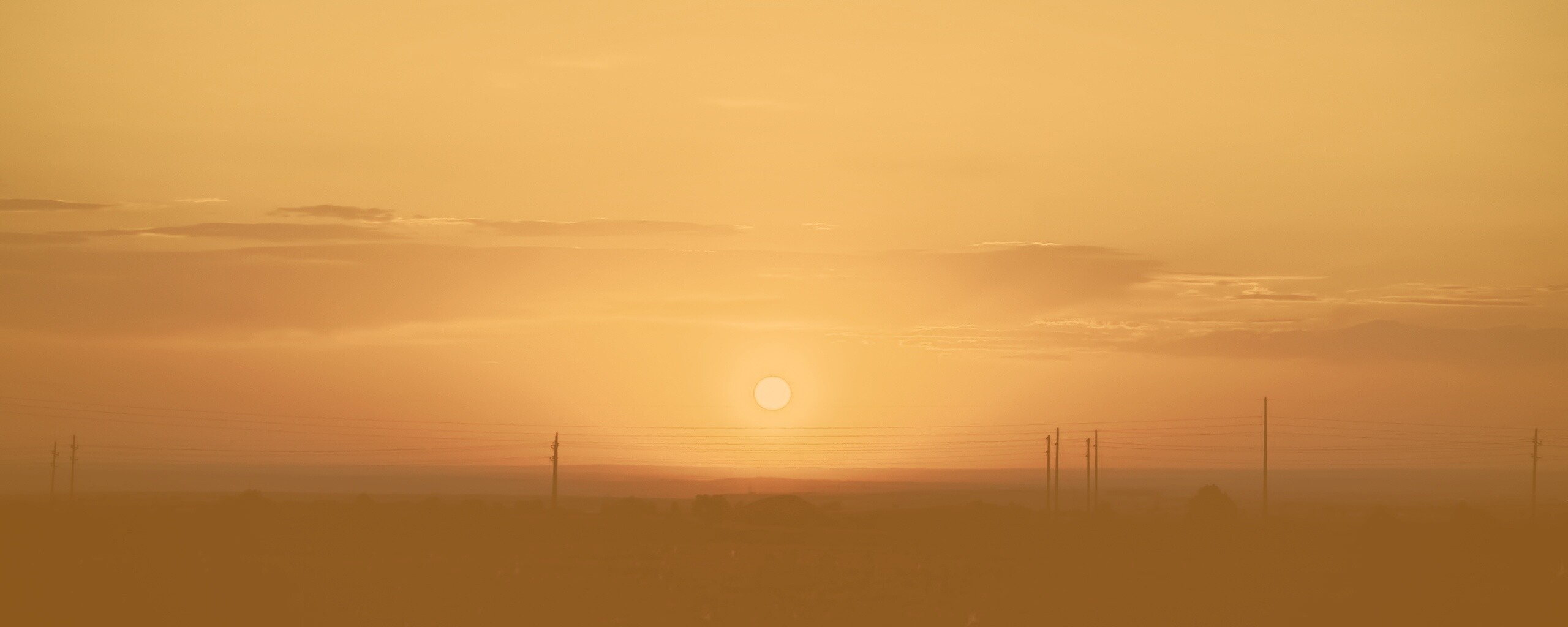 Сказочный закат обои