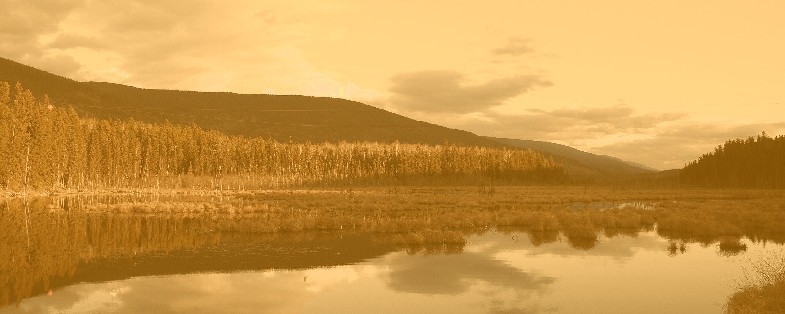 Осеннее озеро обои