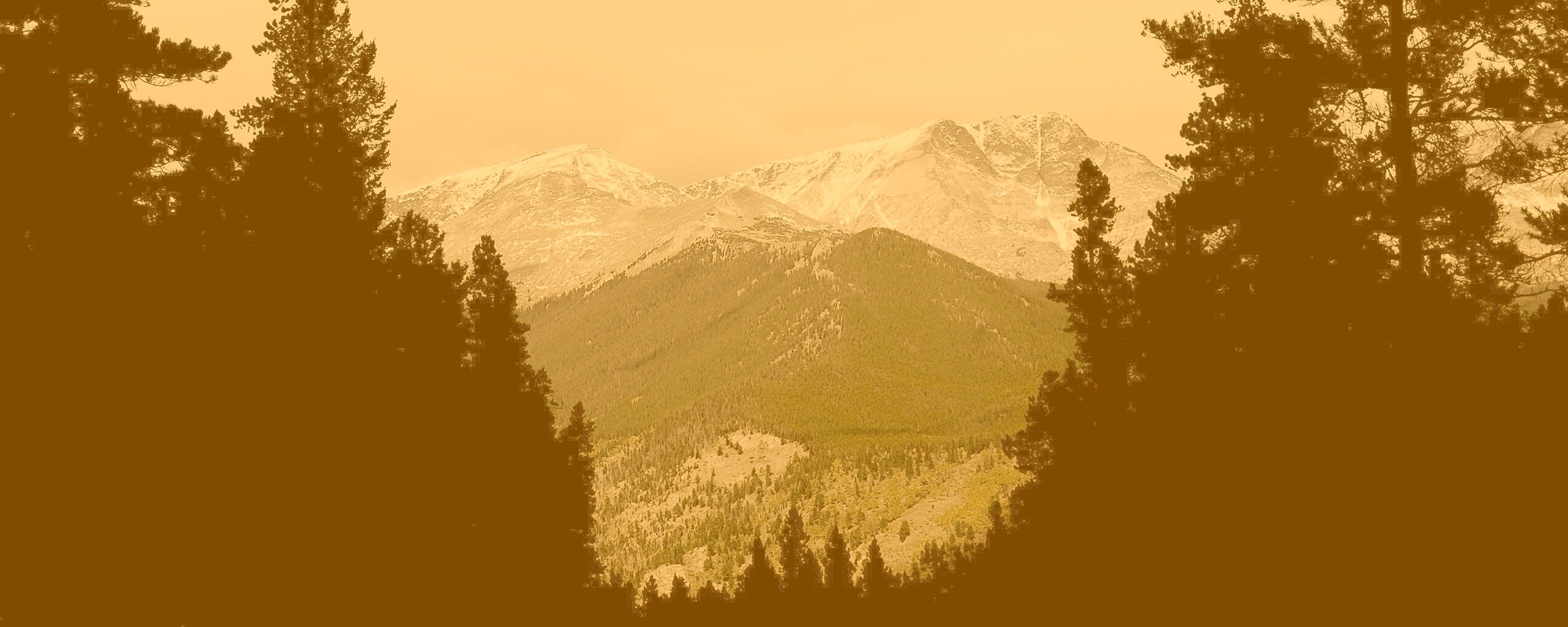 Вид на горы обои