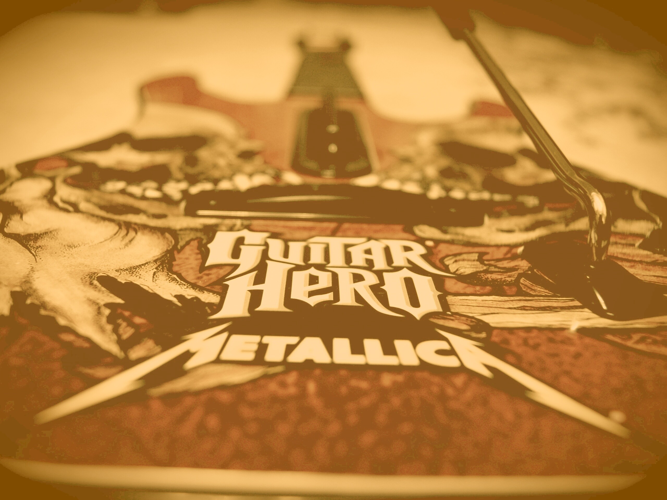 Контролер для Guitar Hero с Металликой обои