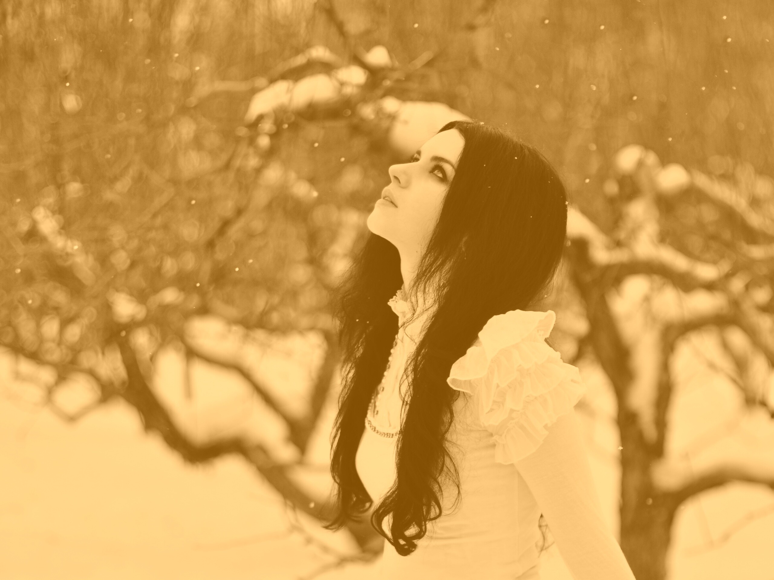 Белоснежная леди обои