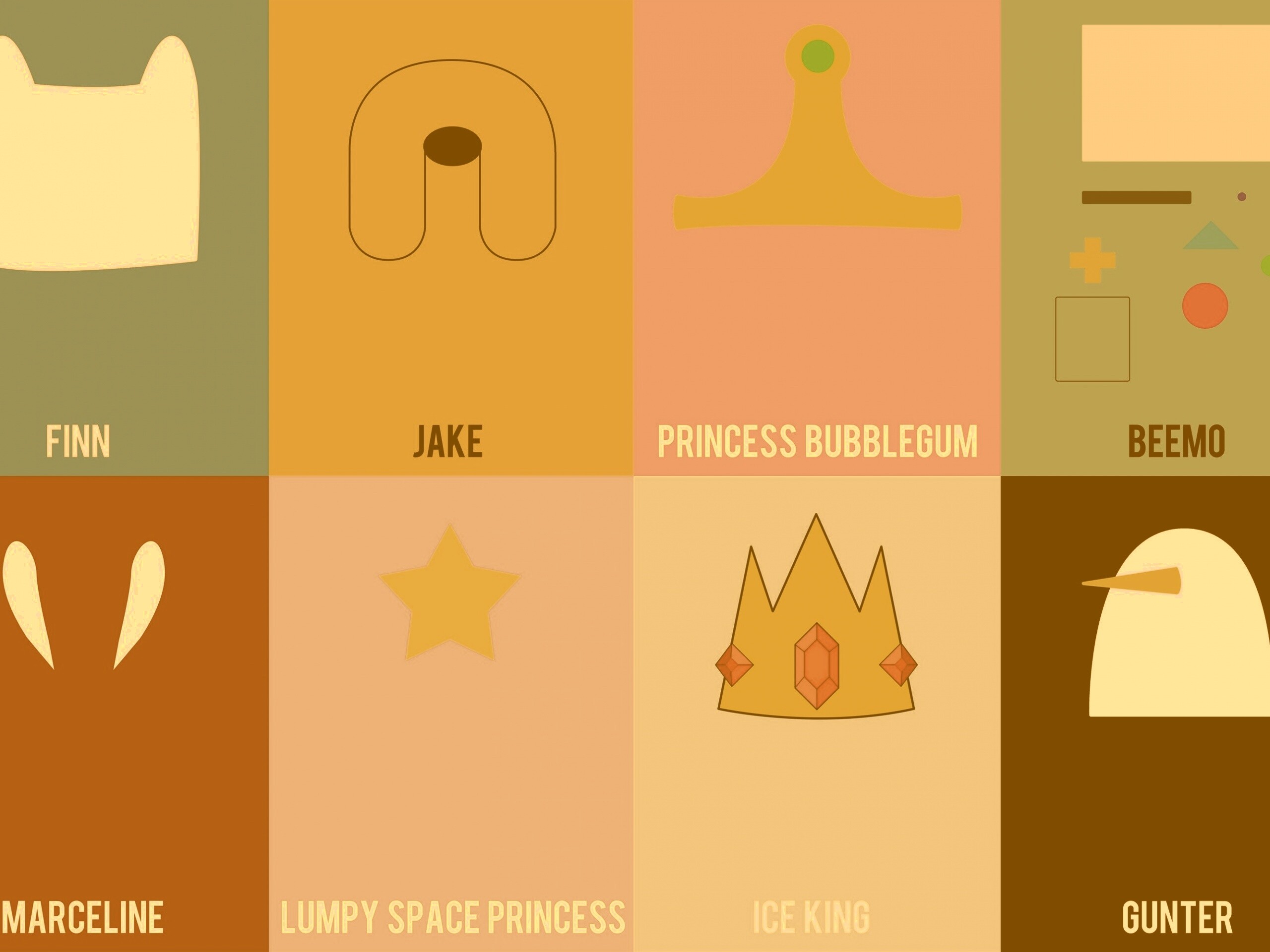 Время приключений схематично обои