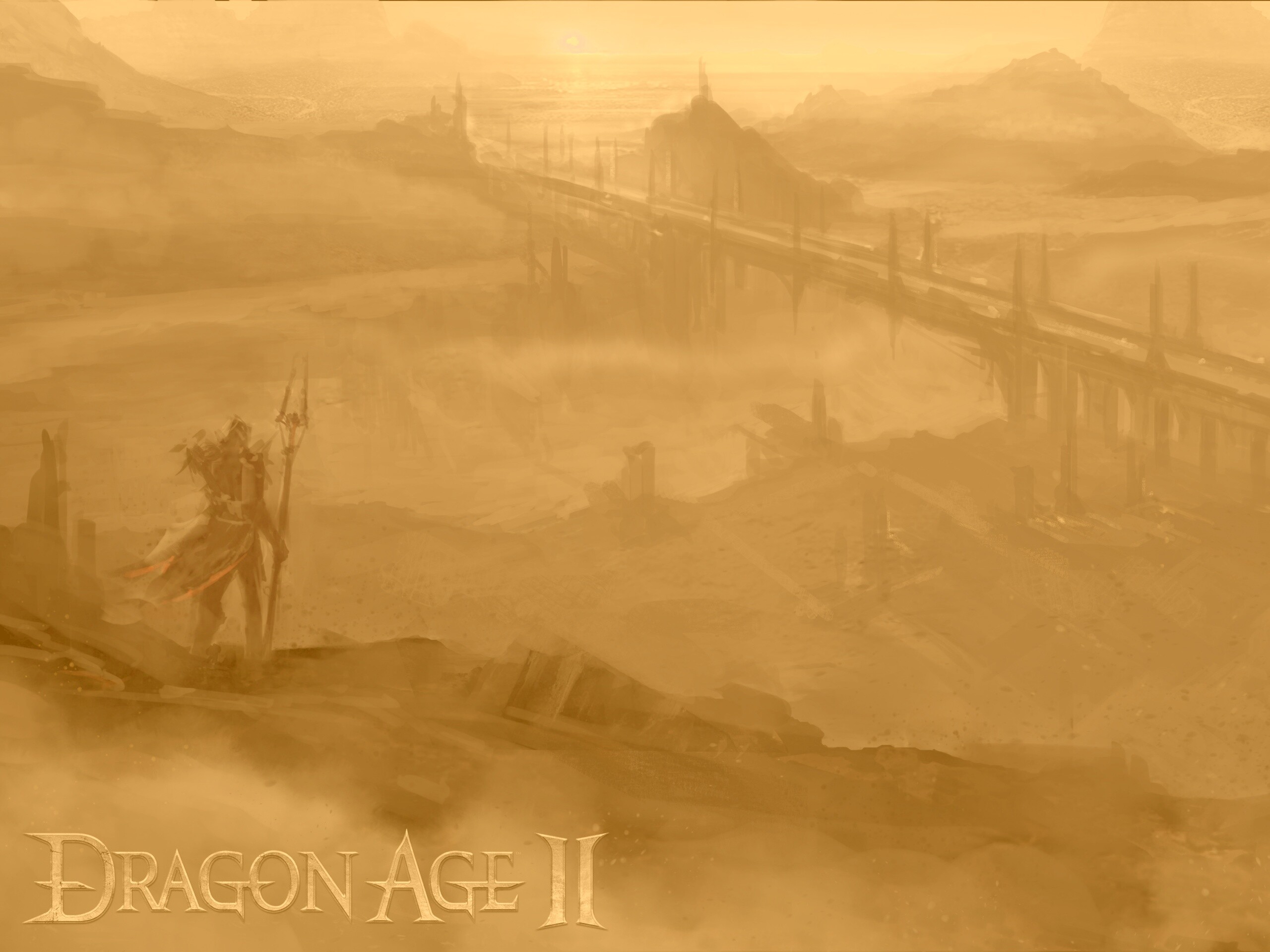 Пейзаж Dragon Age обои