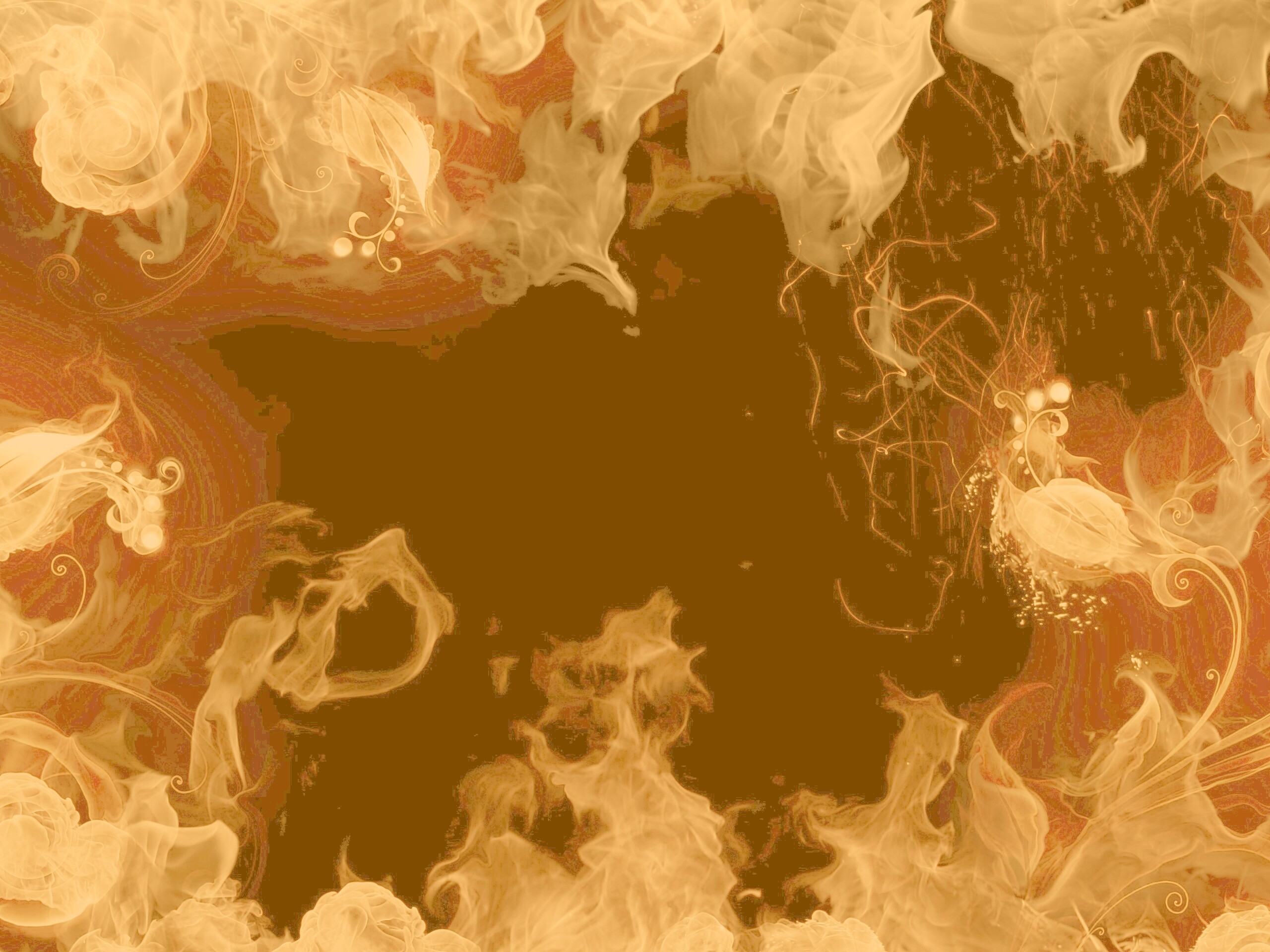 Огненные цветы обои