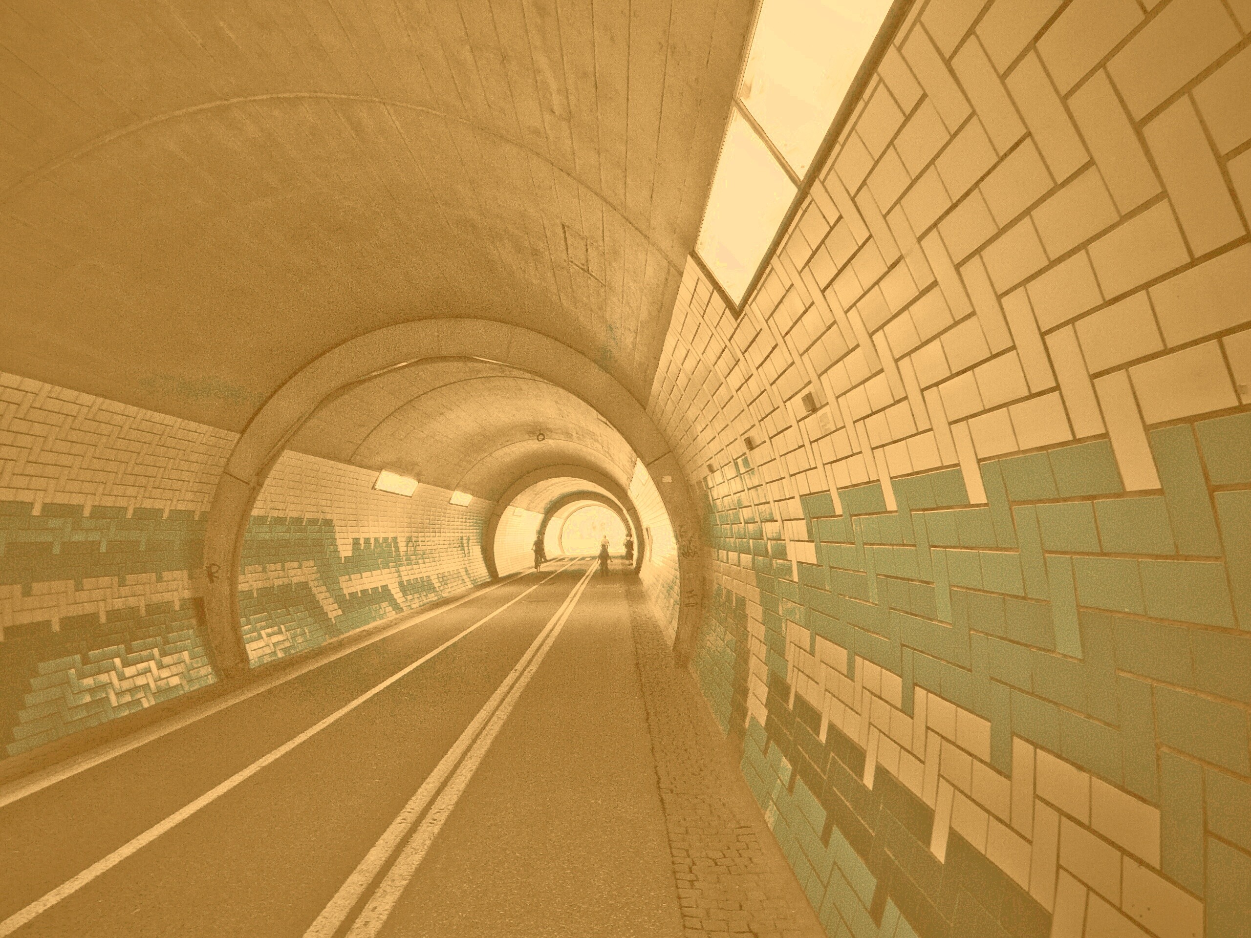 Пешеходный тоннель обои