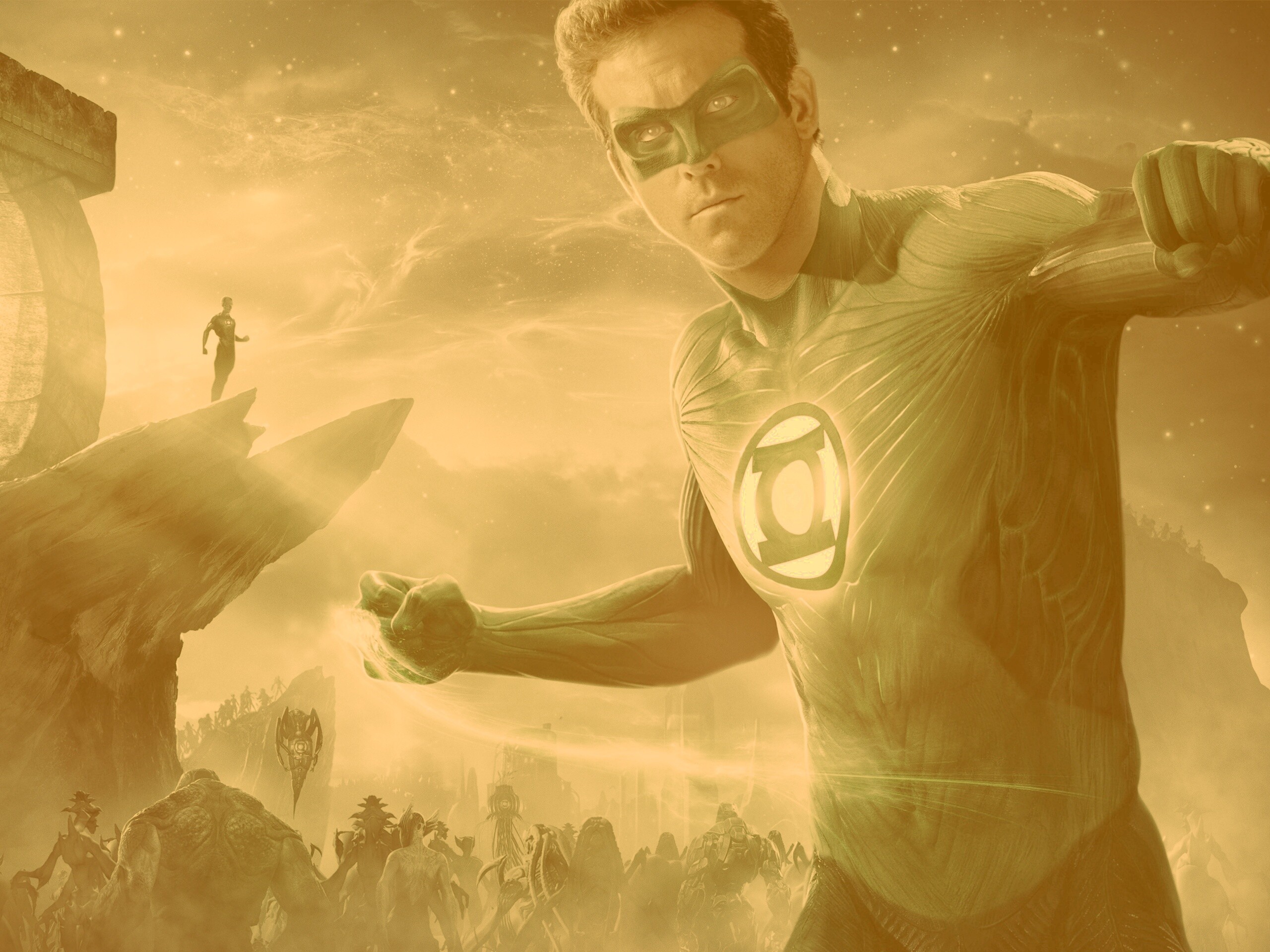 Зелёный фонарь обои