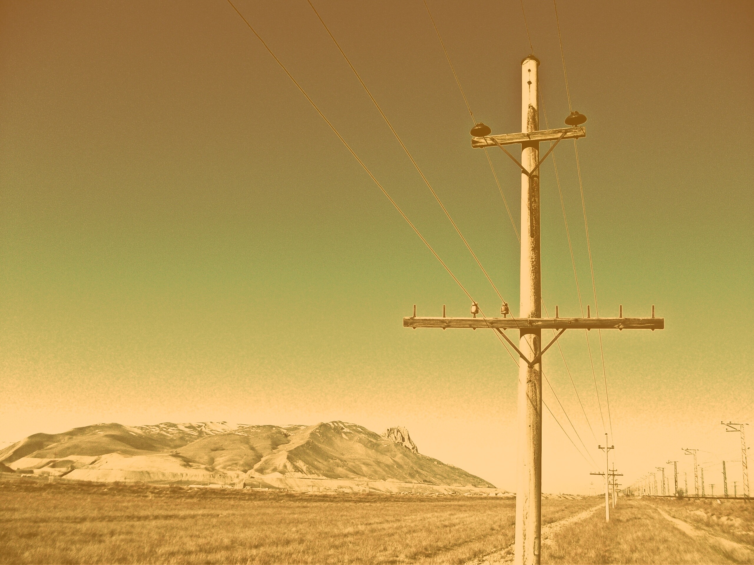 Линия электропередачи обои