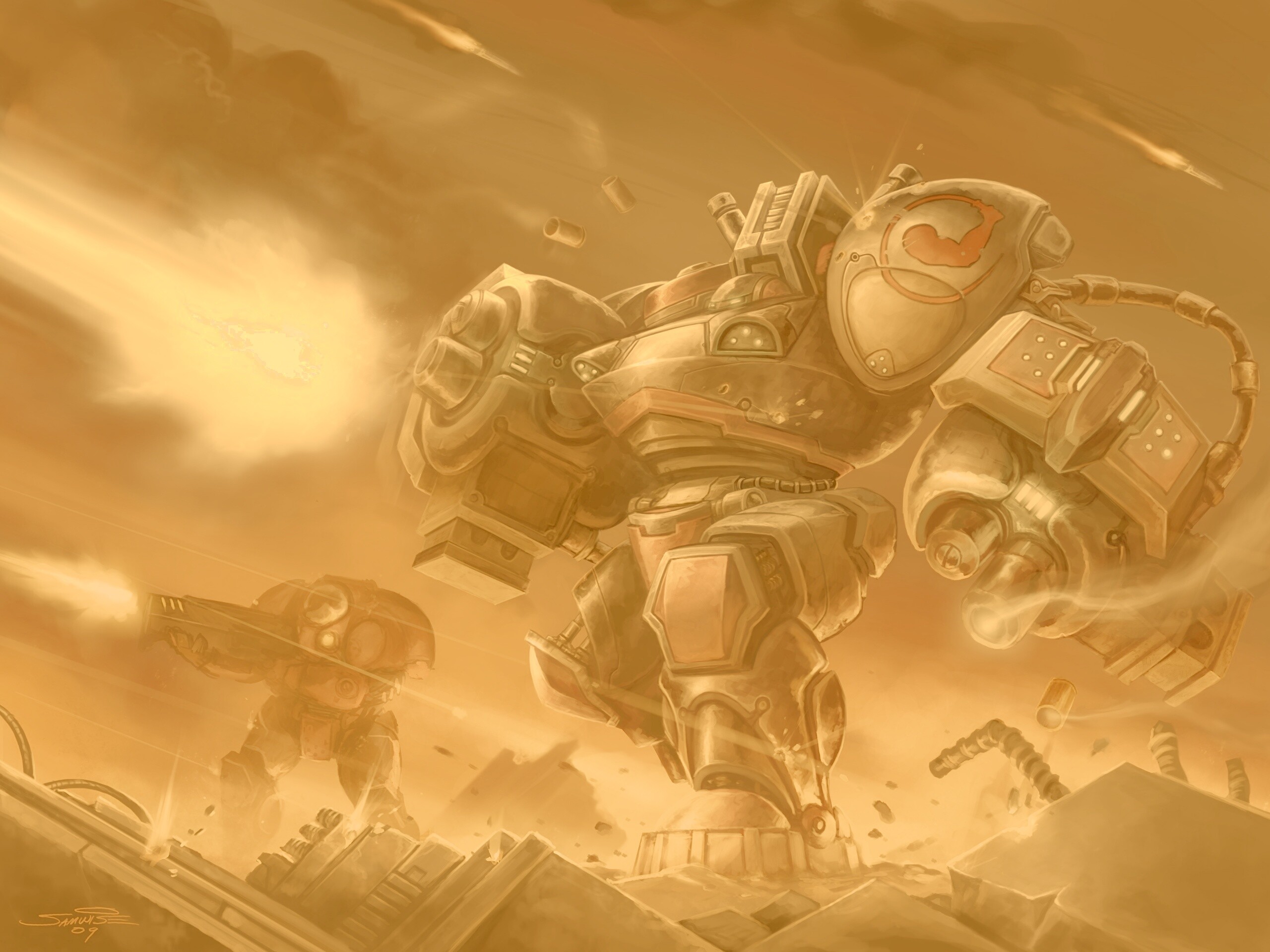 Терраны из StarCraft обои