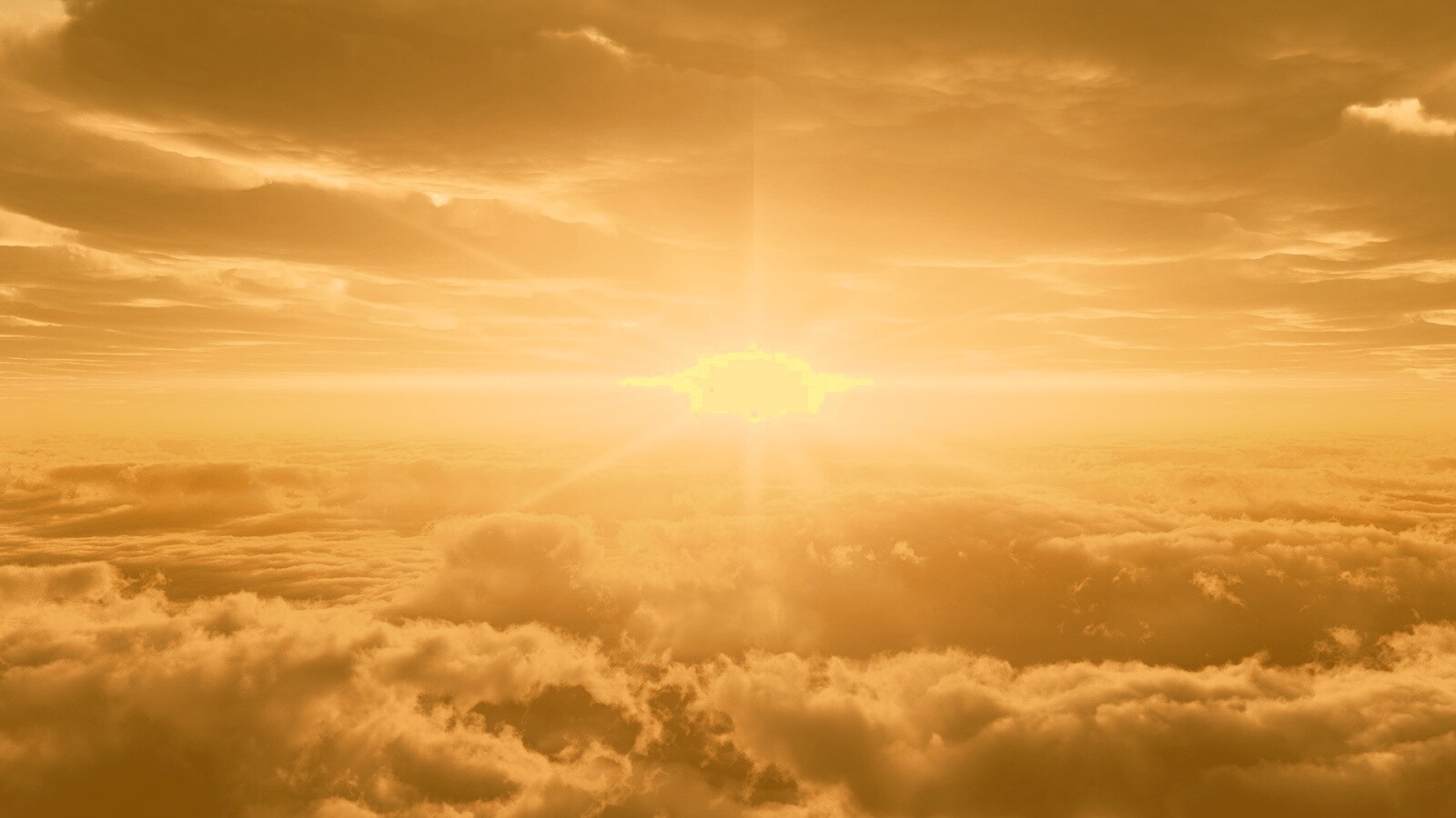 Небеса и солнце обои