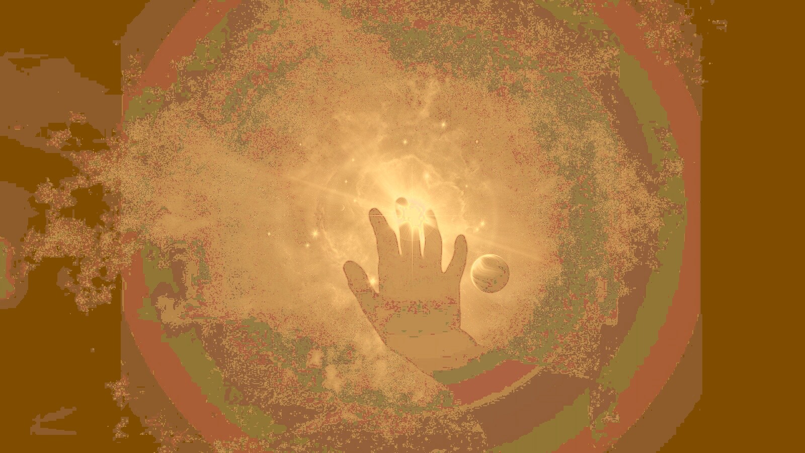 Прикосновение к вселенной обои