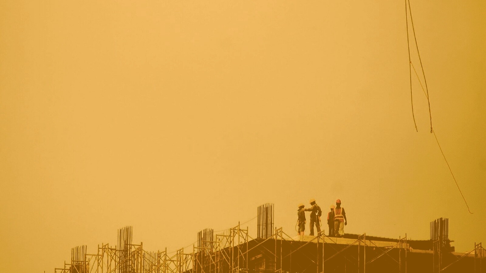 Строители на объекте обои