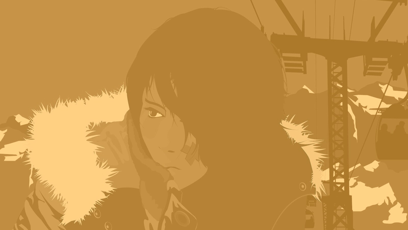 Парень на горнолыжном курорте обои