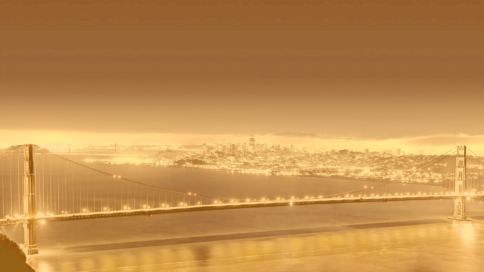 Ночной Нью-Йорк обои