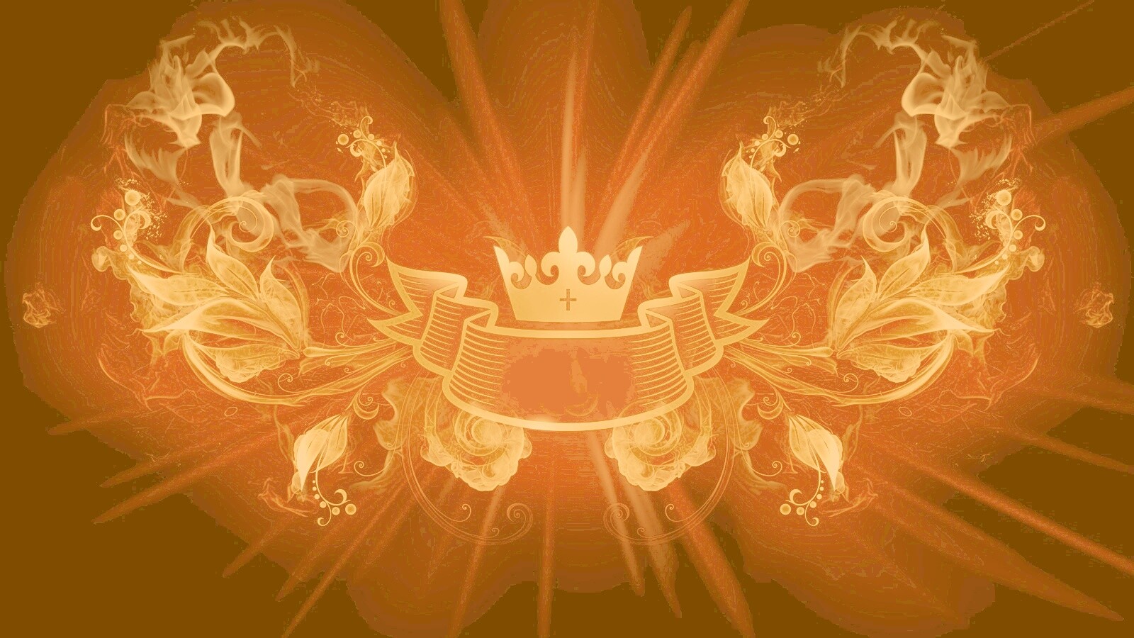 Пламенные цветы обои