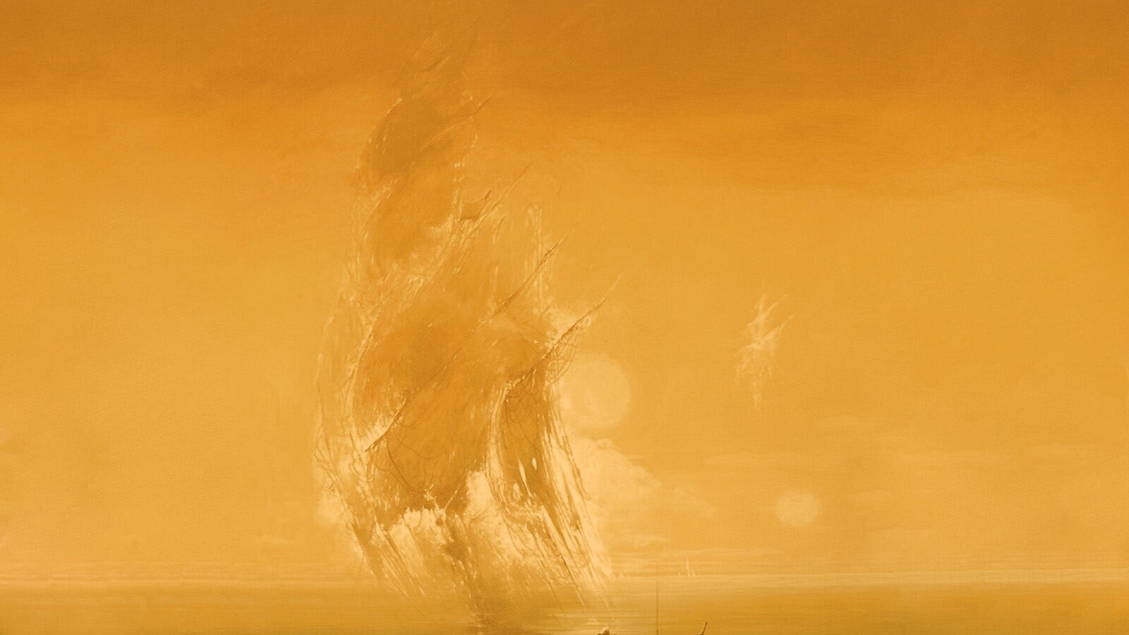 Призрачный парусник обои