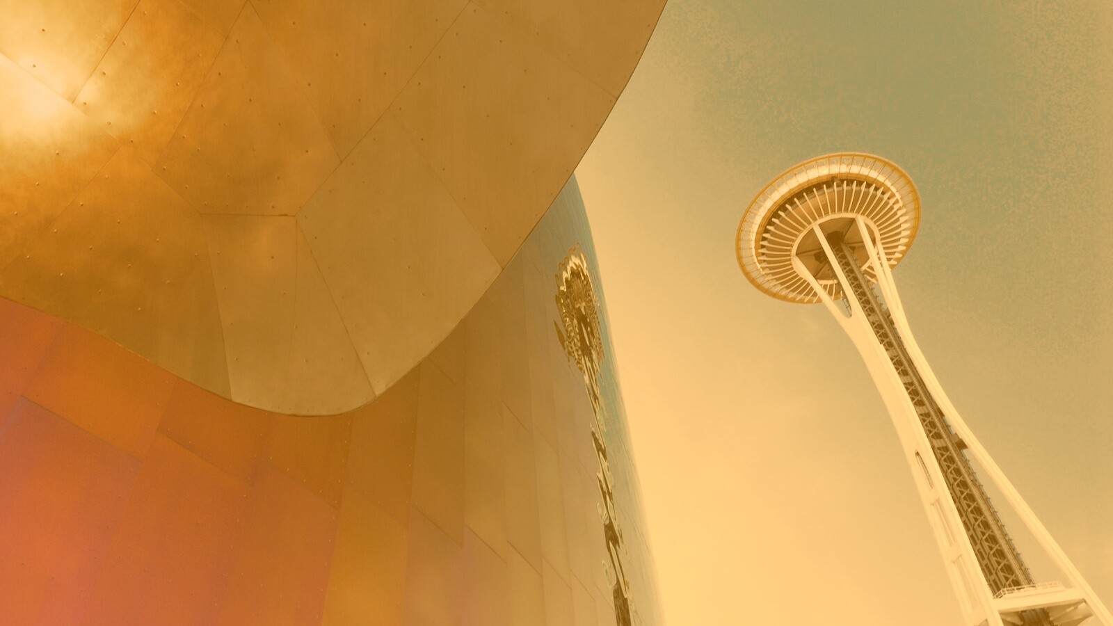 Space Needle Tower обои