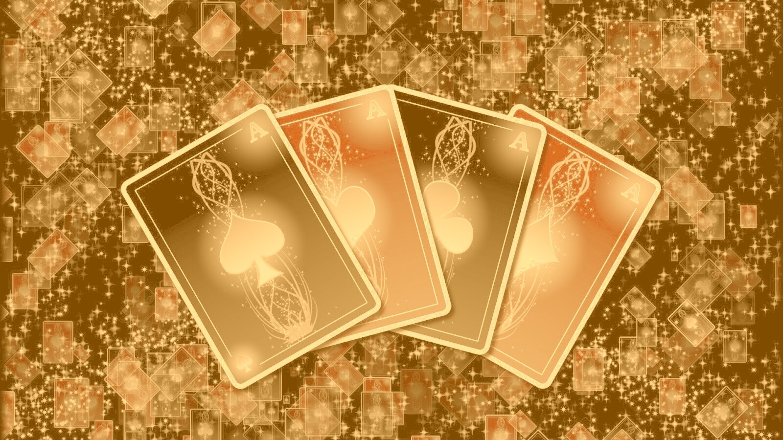 Каре из тузов обои