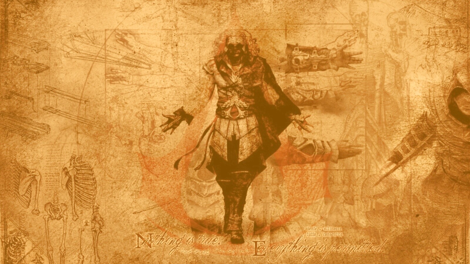 Гравюра Assasins Creed обои