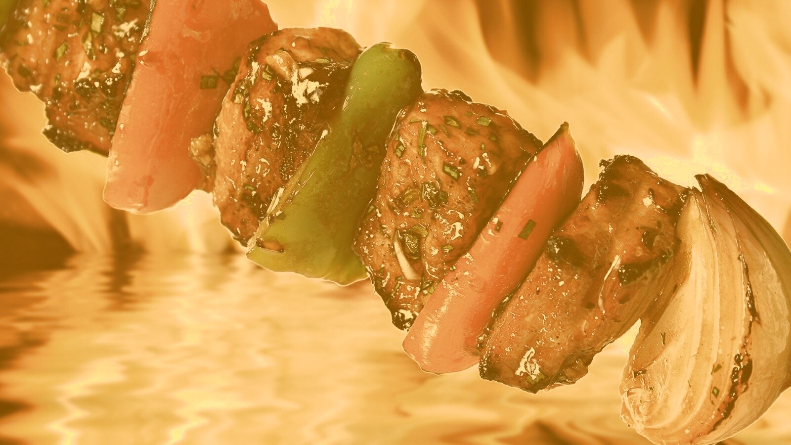 Сочный шашлычок обои