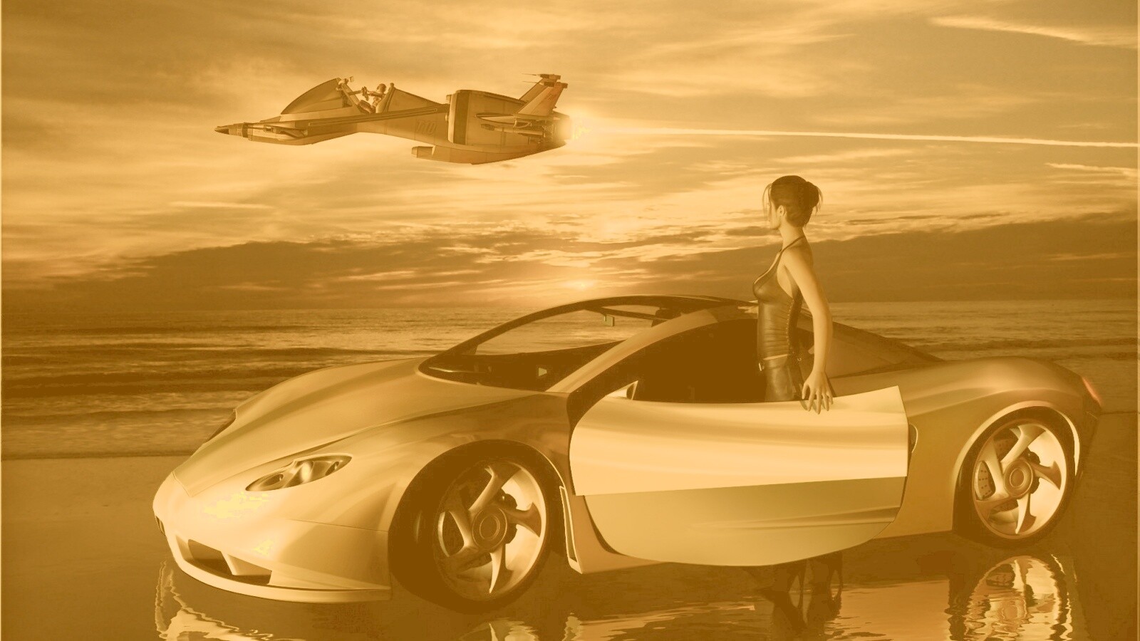 Транспорт будущего обои