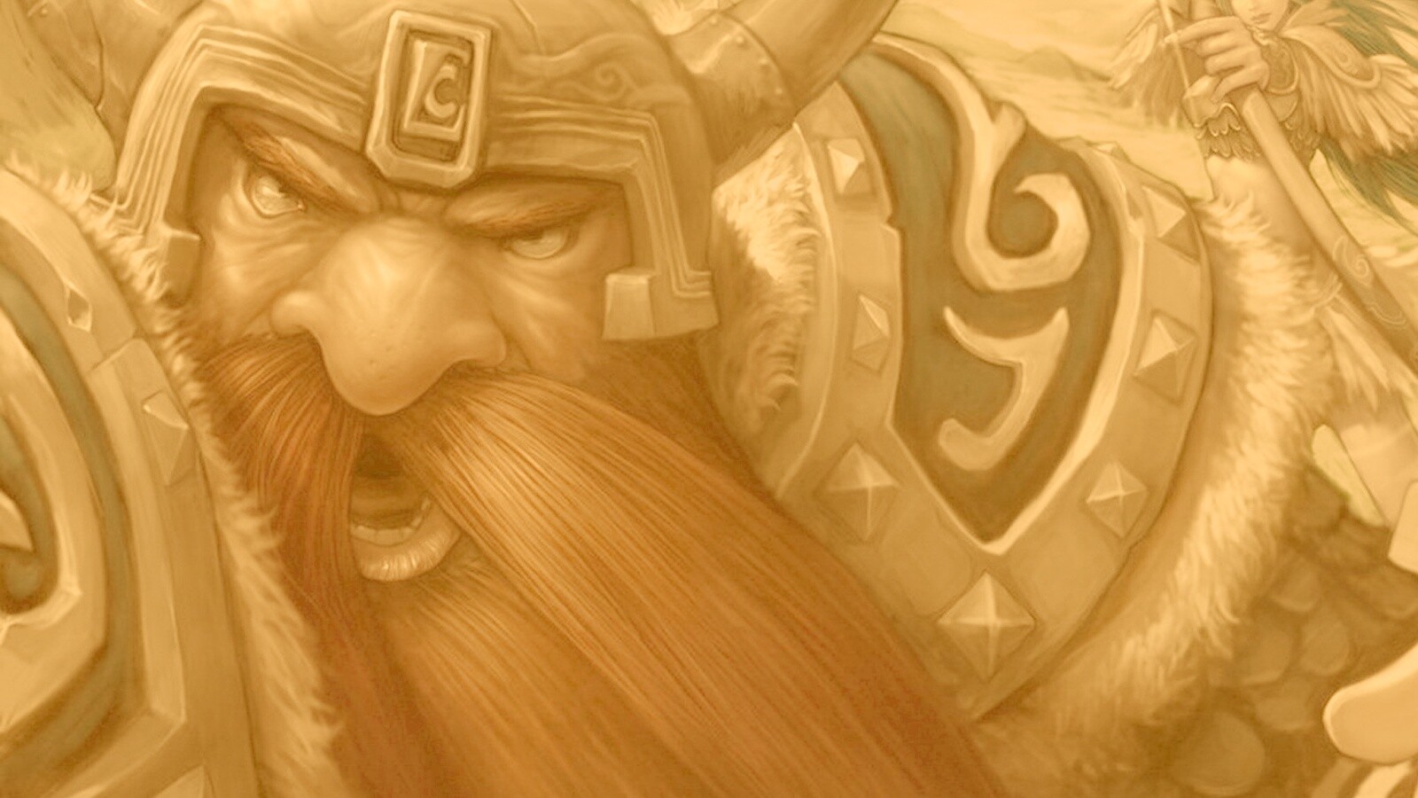 Гном убегающий от ночной эльфийки обои