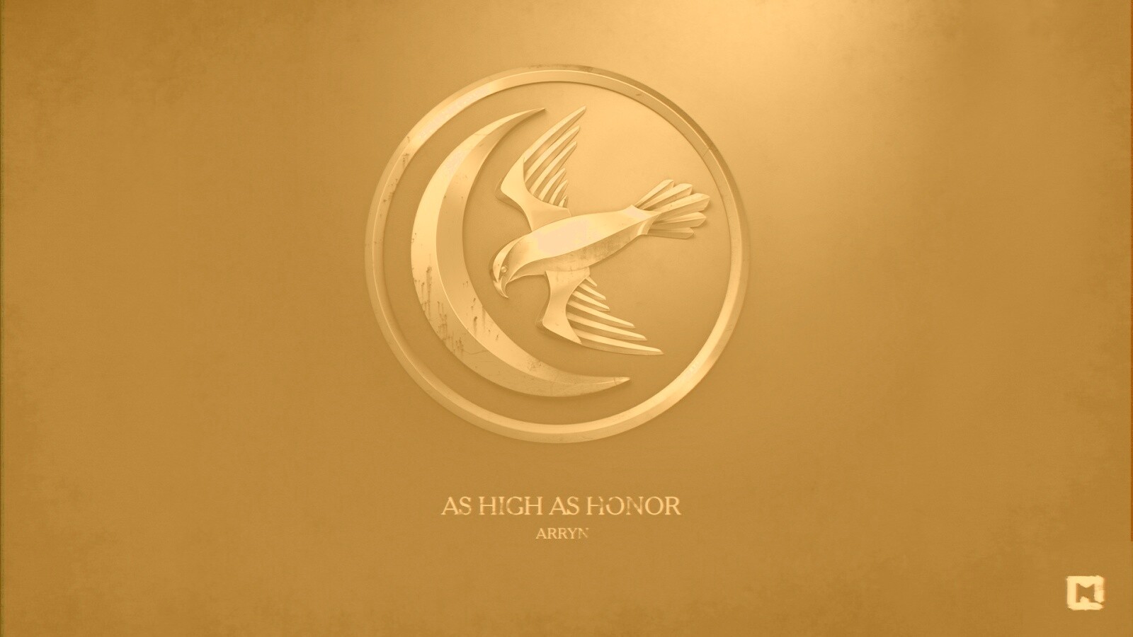 Металлический герб дома Аррен обои