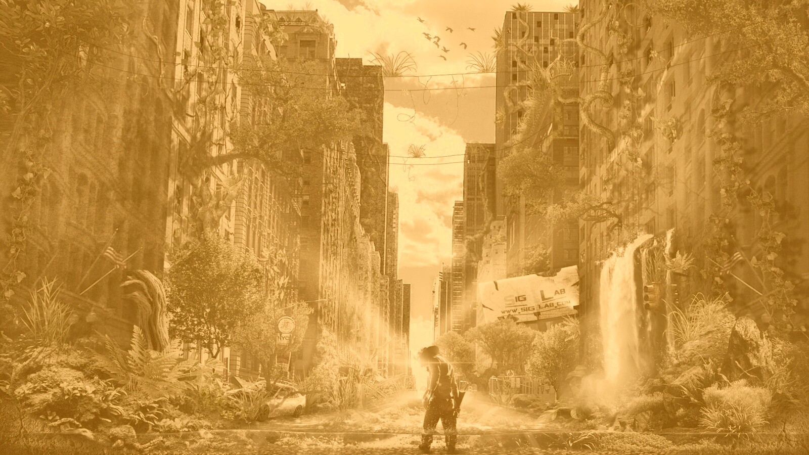 Постапокалиптический мир обои