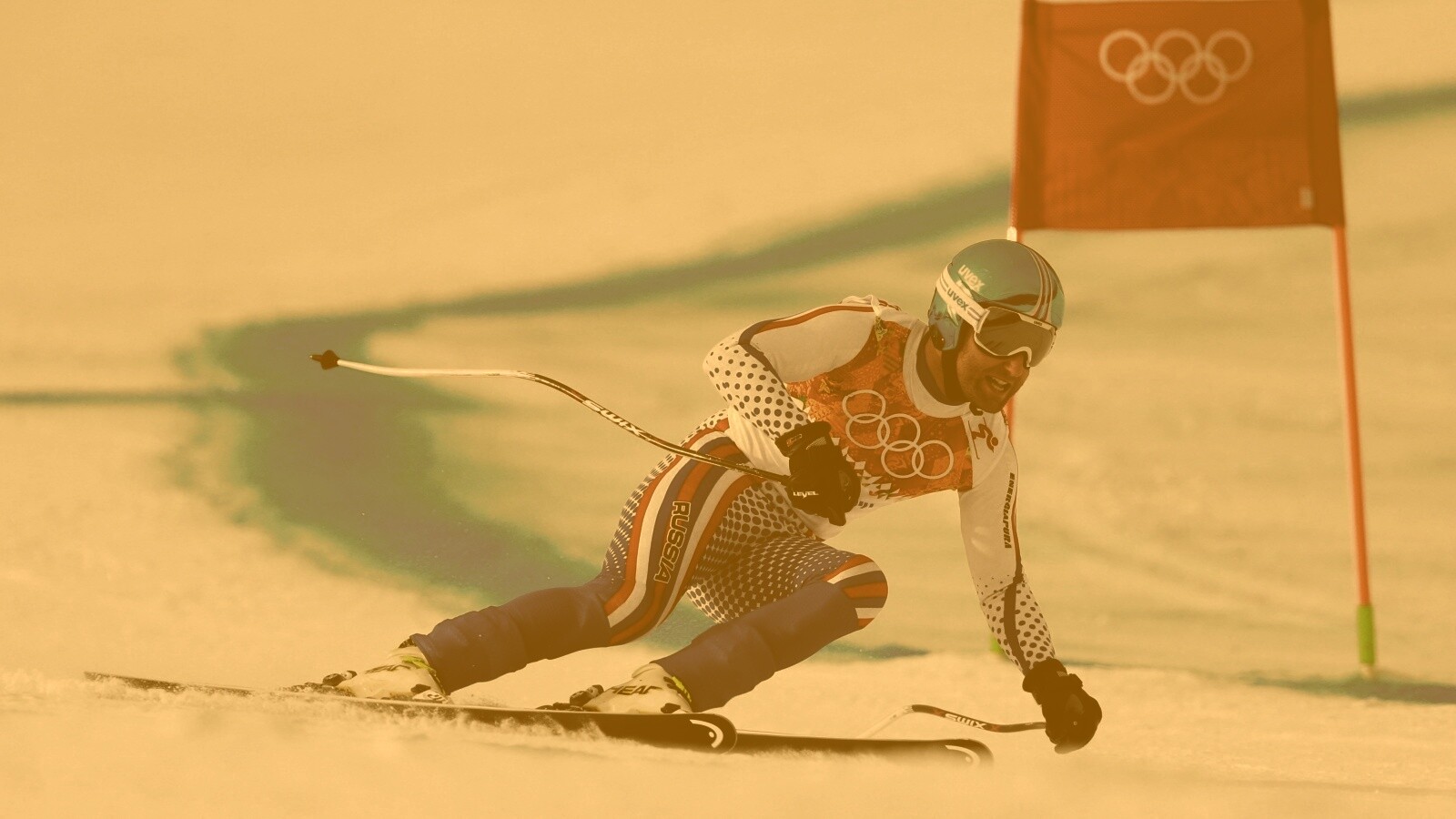Лыжник на олимпиаде обои